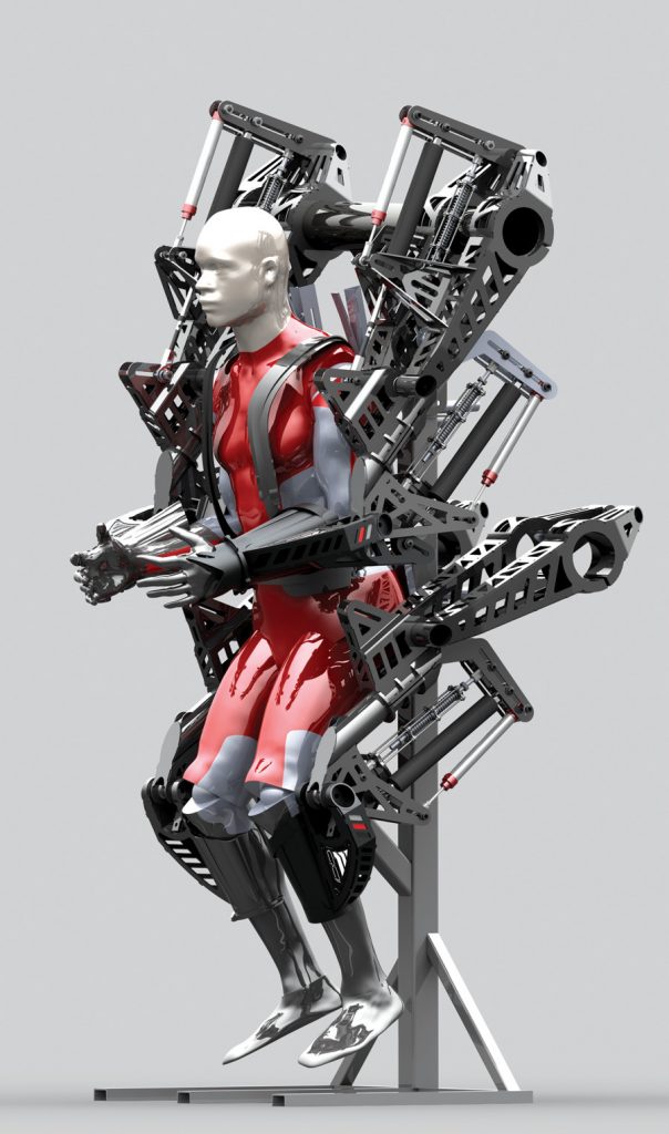 Prosthesis exoskeleton