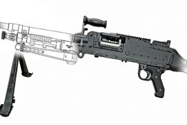C6A1 machine gun prototype Colt Canada